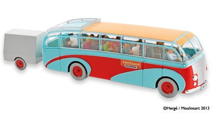 TINTIN: L'AUTOBUS DE LA SWISSAIR 