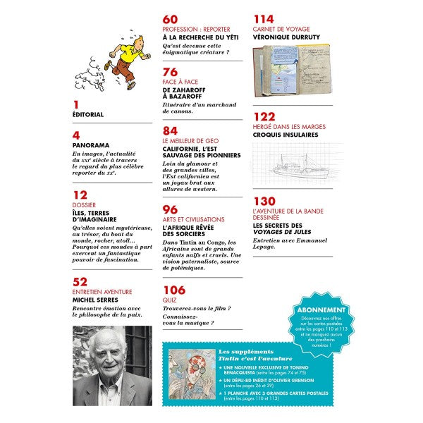 Revue TINTIN C'EST L'AVENTURE N°02, Les îles - Sept. - Nov. 2019