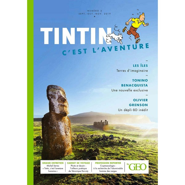 Revue TINTIN C'EST L'AVENTURE N°02, Les îles - Sept. - Nov. 2019