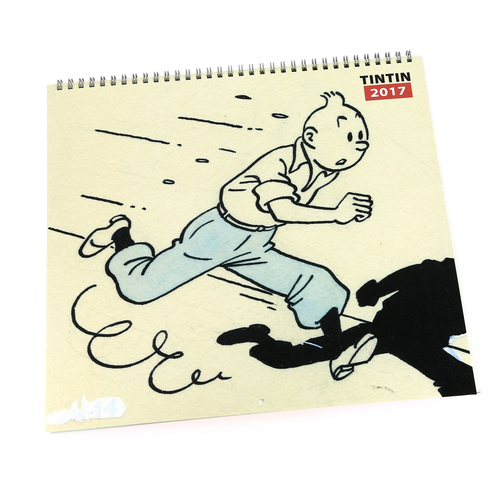 TINTIN: L'ART D'HERGE - grand calendrier 2017 30 x 30 cm