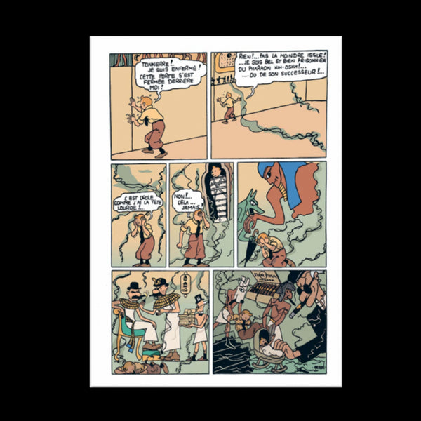 TINTIN Les cigares du pharaon - version colorisée Moulinsart 2022 (703110)