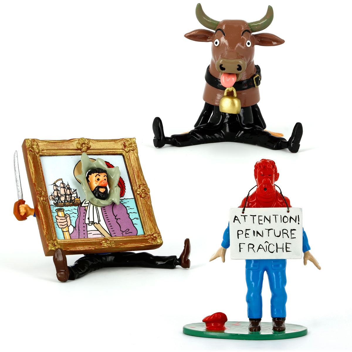 Hergé - Statue Moulinsart 46220 - Trio Tintin - (2006