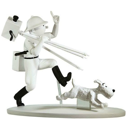 TINTIN: TINTIN CINEASTE "AU CONGO" Hors-Série N°4 - statuette résine 10 cm