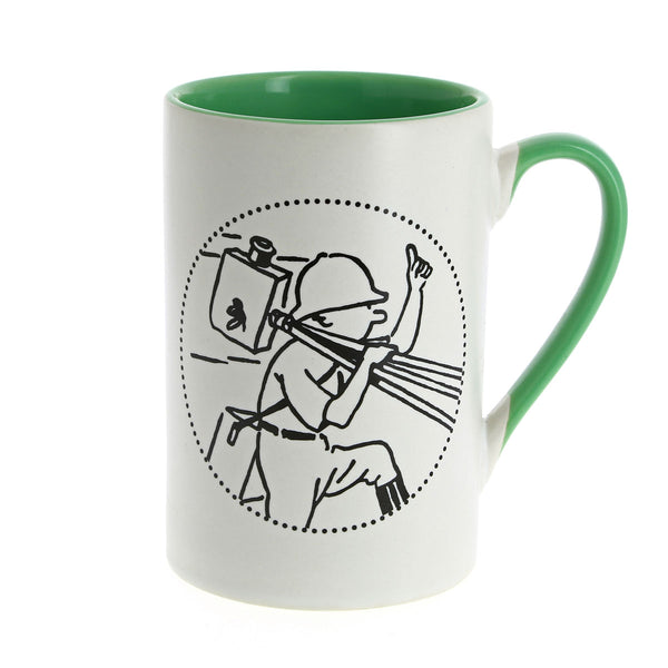 TINTIN: CINEASTE & CHAMPAGNE - boîte de 2 mugs en porcelaine 10.5 cm