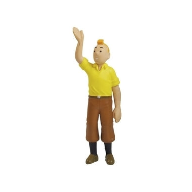 TINTIN: TINTIN SALUE - figurine plastique (petit modèle)