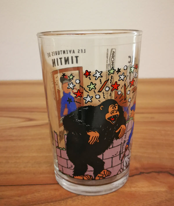 TINTIN: L'ILE NOIRE - verre à moutarde 1994