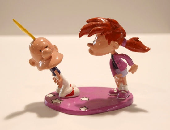 TITEUF: LA BAFFE DE NADIA - figurine métal 7.5 cm