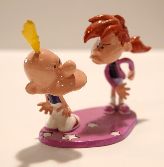 TITEUF: LA BAFFE DE NADIA - figurine métal 7.5 cm