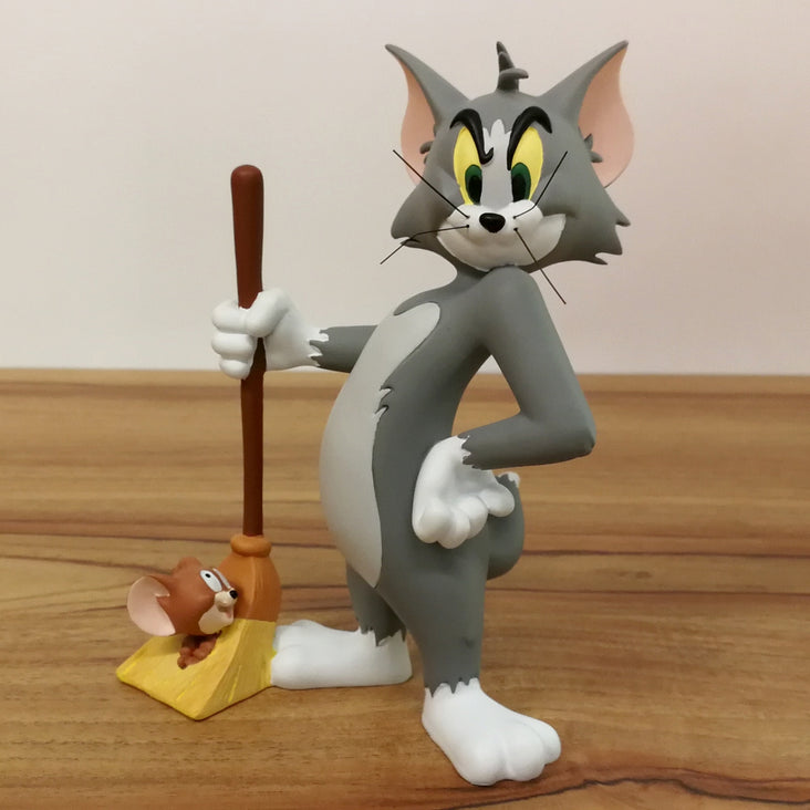 Figurine Tom Et Jerry Lisant - Résine - Démons & Merveilles (France, Avec Boîte)