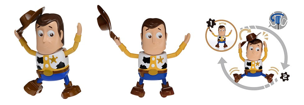 TOY STORY: WOODY, MOVIN' MOVIN' #2 - figurine à mécanisme 6 cm