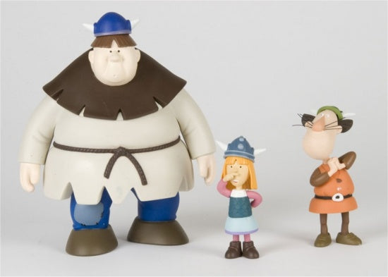 VIC LE VIKING: PACK n°1 3 FIGURINES 7 à 15 CM