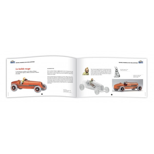 VOITURE TINTIN 1/24 hachette numéro 1 le bolide rouge- les cigares du VOITURE TINTIN 1/24 hachette numéro 1 le bolide rouge- les cigares du