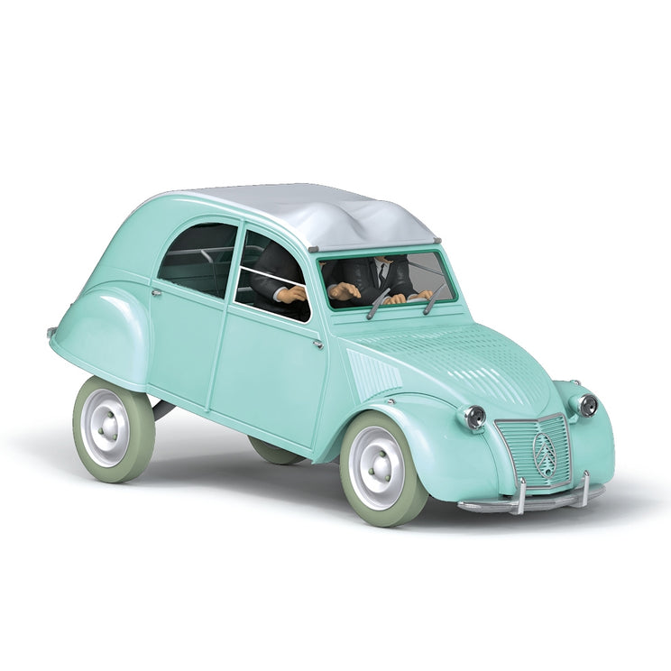 Hachette - Voitures De Tintin N°33 - La Dépanneuse Simoun 1/24 - Jaune Avec Livret