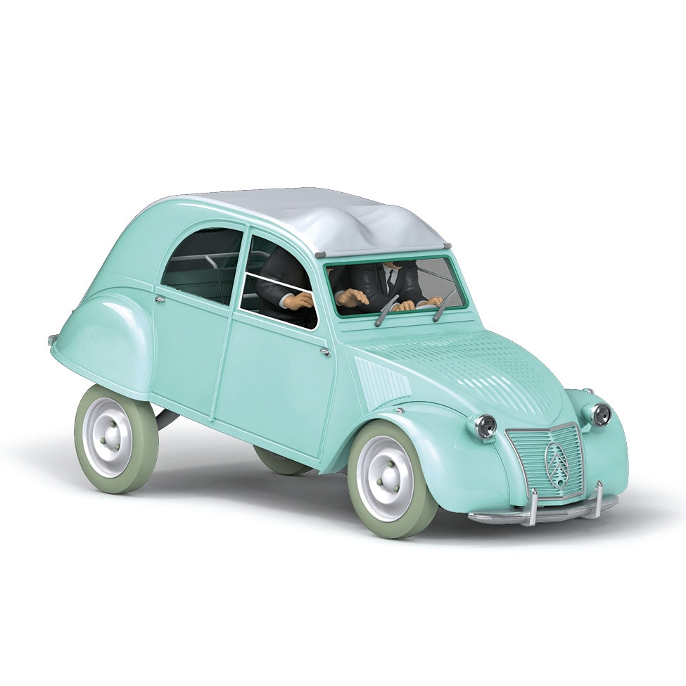 Les voitures de TINTIN la 2cv des Dupondt l'affaire Tournesol 08