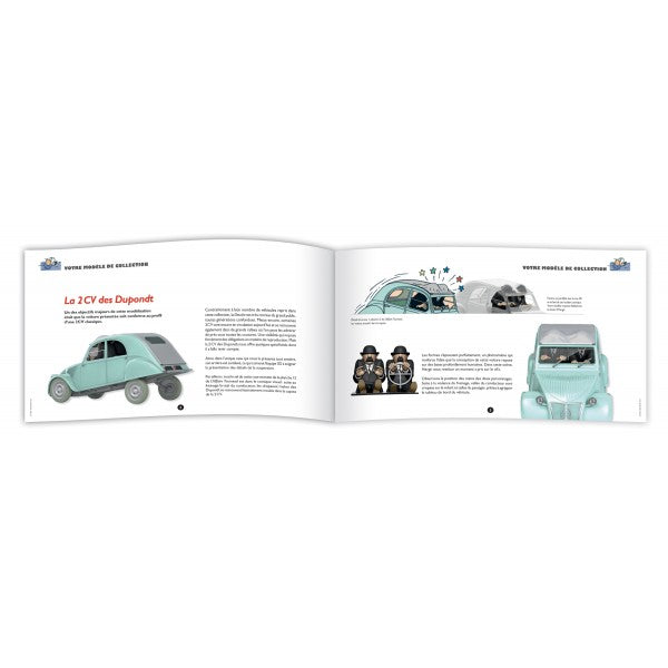 Les voitures de TINTIN la 2cv des Dupondt l'affaire Tournesol 08