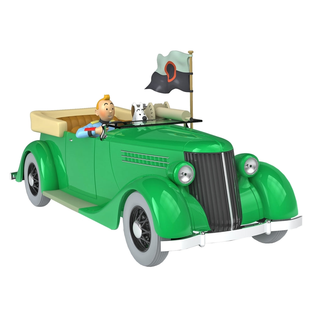 SPLENDIDE VOITURE TINTIN 1/24° OREILLE CASSEE N°12 - NEUF EN SPLENDIDE VOITURE TINTIN 1/24° OREILLE CASSEE N°12 - NEUF EN