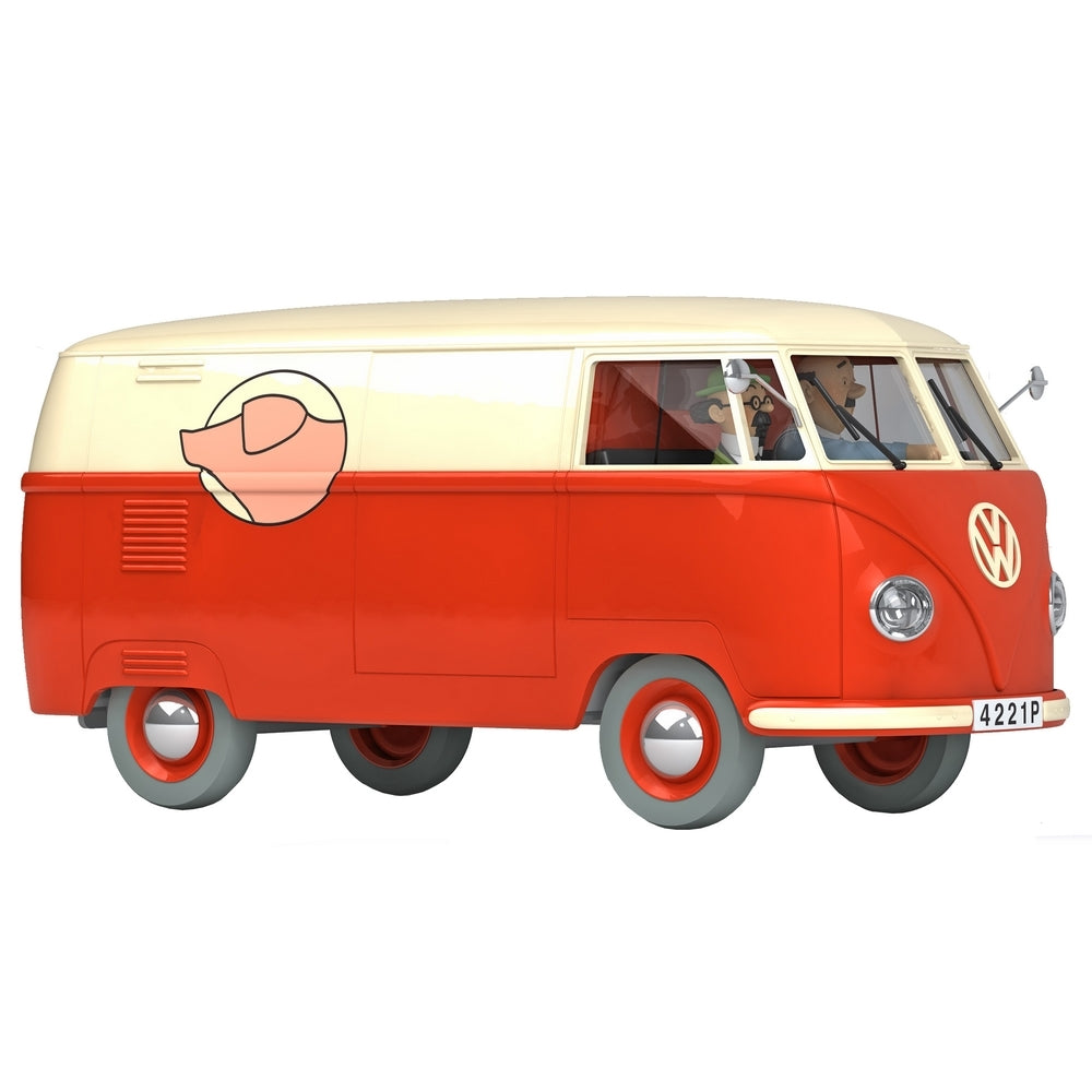 LES VOITURES DE TINTIN: LA CAMIONNETTE SANZOT "L'AFFAIRE TOURNESOL", 13 - véhicule au 1/24