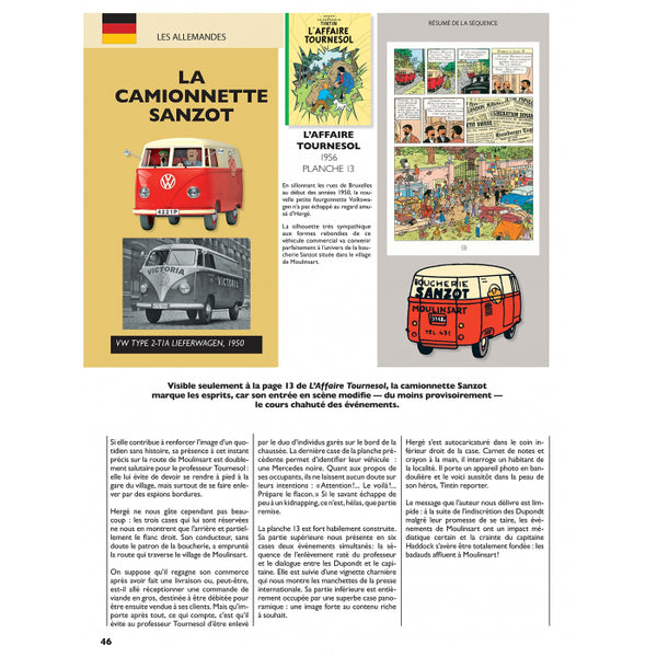 Les voitures de légende - Tintin et les autos européennes Moulinsart 2022 (24532)