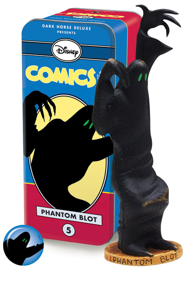 DISNEY COMICS & STORIES - #5 LE FANTOME NOIR - statuette résine 15 cm