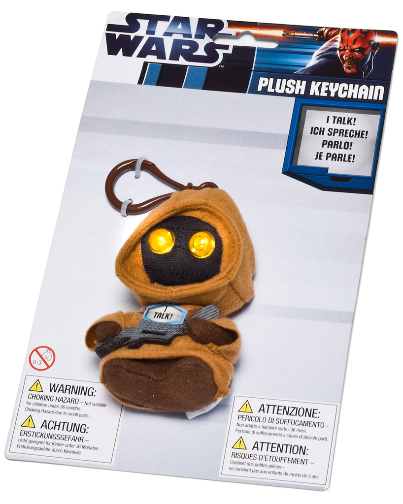 (article avec défaut) Porte-clés peluche sonore Star Wars Jawa, Underground Toys 2012