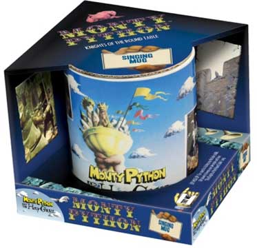 (article défectueux)MONTY PYTHON, SACRE GRAAL - mug céramique avec fonction sonore