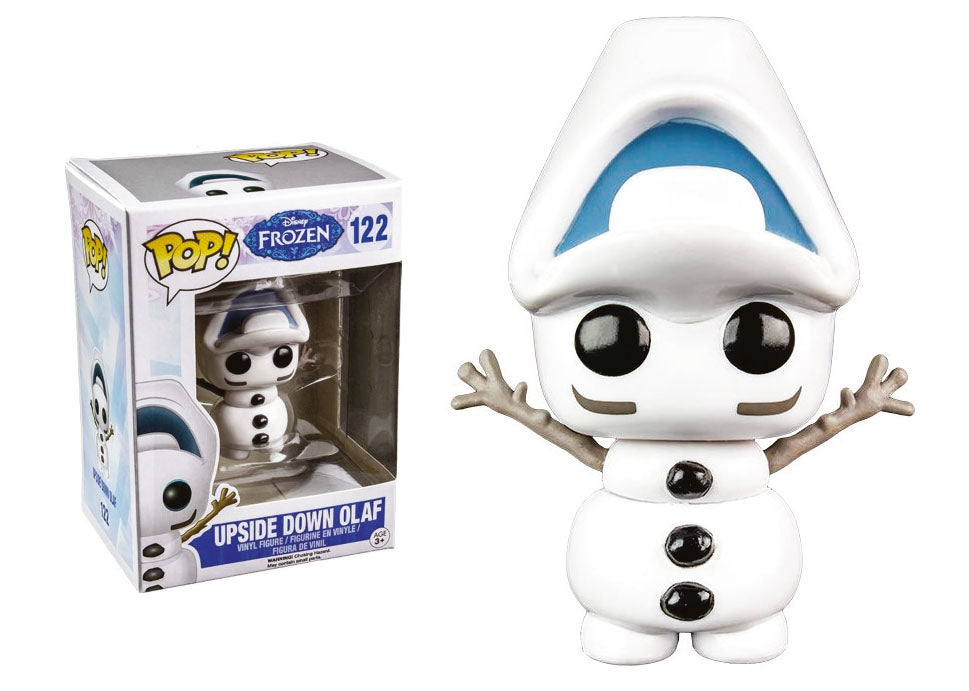 LA REINE DES NEIGES: UPSIDE DOWN OLAF, POP! - figurine vinyl 10 cm