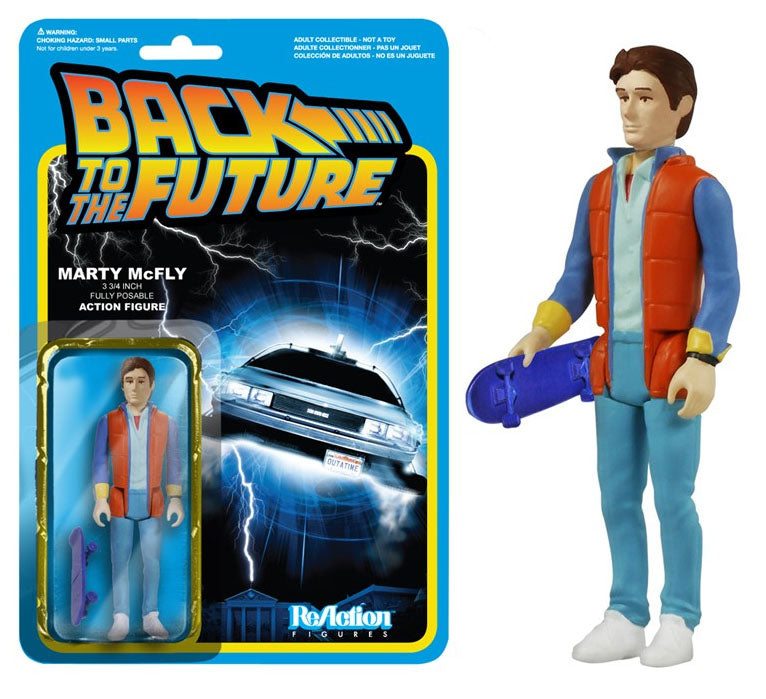 RETOUR VERS LE FUTUR: MARTY McFLY, ReAction Figures - figurine articulée 10 cm