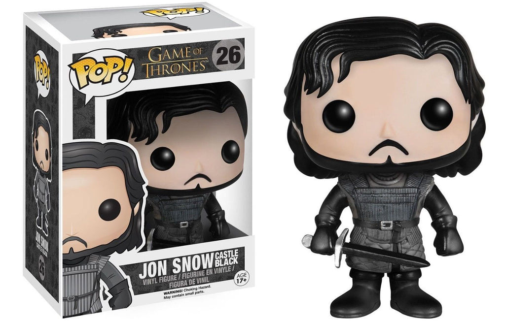 GAME OF THRONES: JON SNOW CASTLE BLACK, FUNKO POP! - figurine vinyl 10 cm