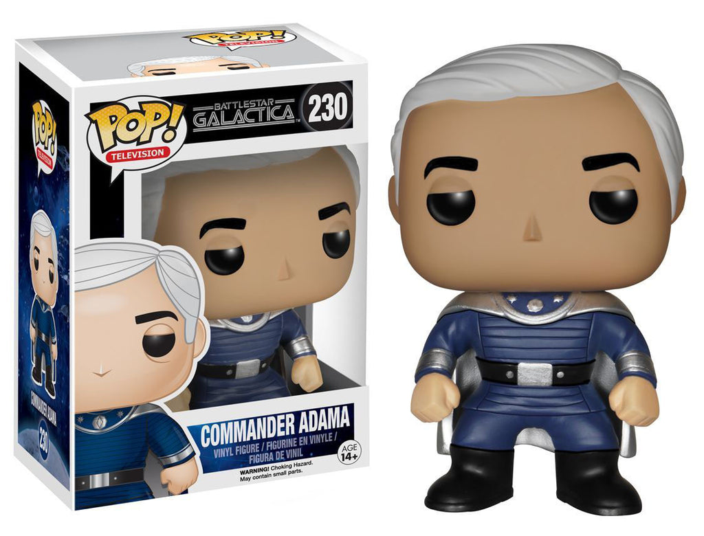 BATTLESTAR GALACTICA: COMMANDER ADAMA, POP! 230 - figurine vinyl 10 cm