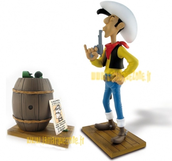 LUCKY LUKE - AFTER SHOOTING (EXCLUSIVE CLUB PASSION) - STATUE 22 CM