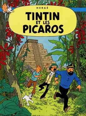 TINTIN - POSTCARD TINTIN AND THE PICAROS