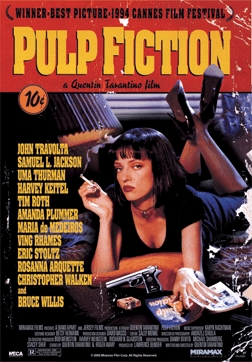 PULP FICTION - poster pvc 3D effect