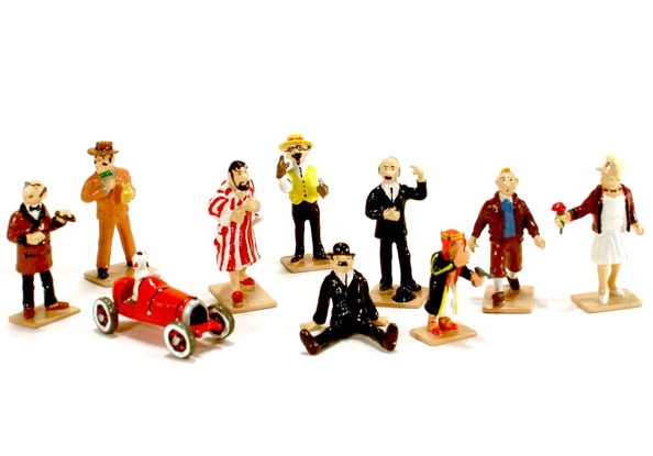 TINTIN - FIGURINES BOXSET - 3 cm mini-figurines
