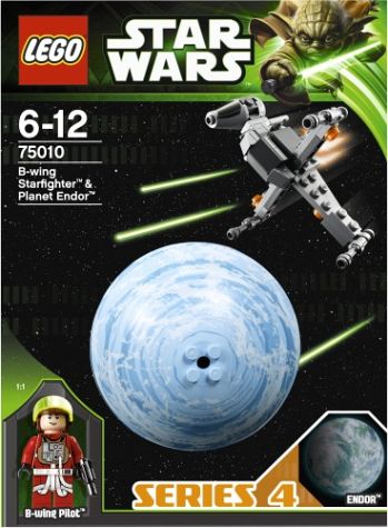 STAR WARS - B-WING STARFIGHTER & ENDOR, LEGO® 75010 - building set