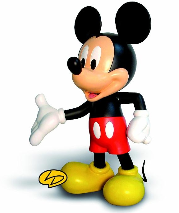 MICKEY - WELCOME, POLYCHROME - 30 cm resin statue