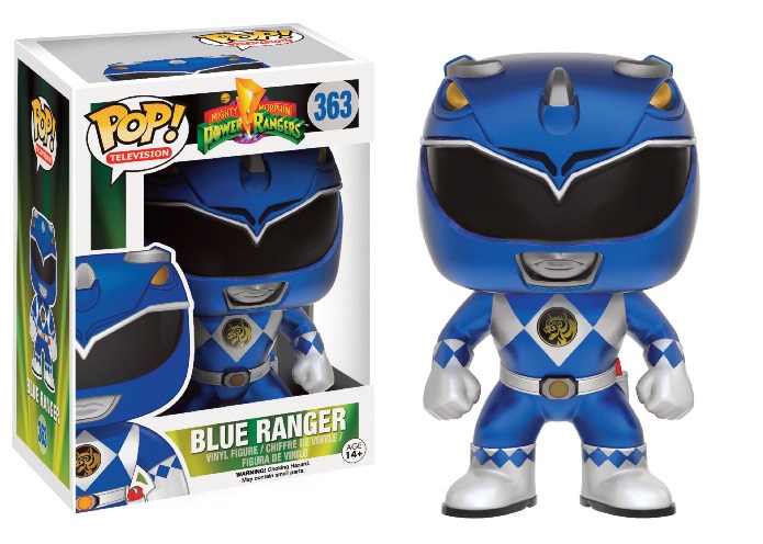 POWER RANGERS: BLUE RANGER (METALLIC), POP! - 10 cm vinyl figure