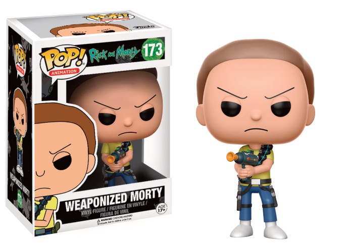 RICK and MORTY: WEAPONIZED MORTY, FUNKO POP! ANIMATION #173 - 10 cm vinyl figure