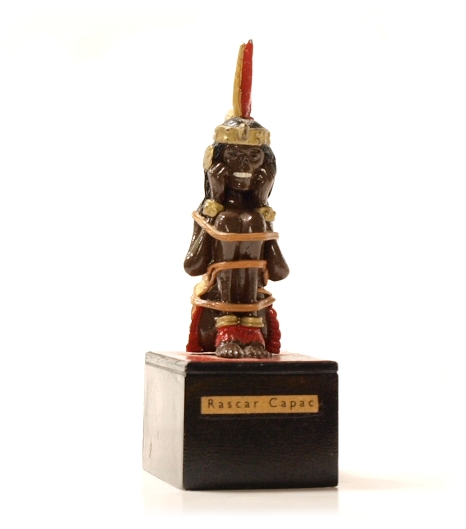 TINTIN - LA MOMIE DE RASCAR CAPAC les objets du mythe - 8.5 cm metal figurine (pixi 5606, second hand item)