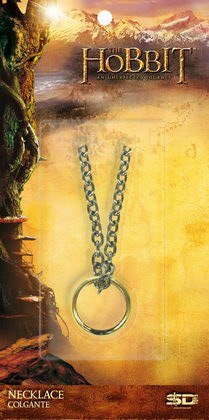 THE HOBBIT, AN UNEXPECTED JOURNEY- THE ONE RING - metal necklace