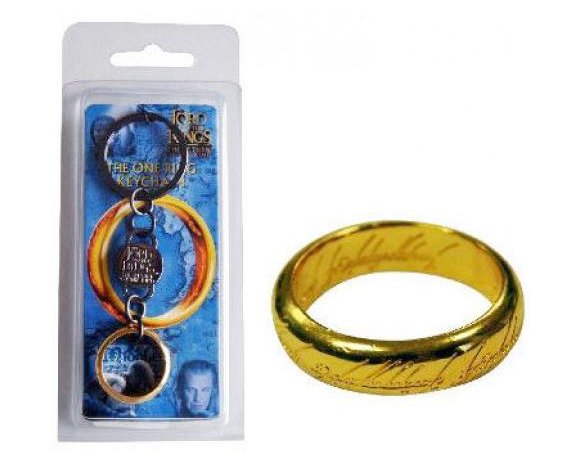 THE LORD OF THE RINGS - THE ONE RING - metal keyring
