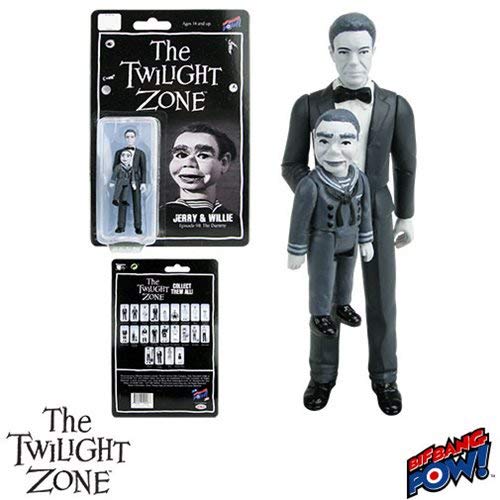 THE TWILIGHT ZONE: JERRY & WILLIE (EPISODE 98, THE DUMMY) - 10 cm action figure