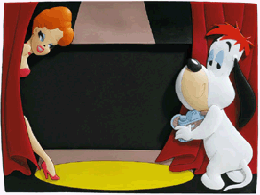 TEX AVERY: DROOPY & THE GIRL - 3D pvc photo frame