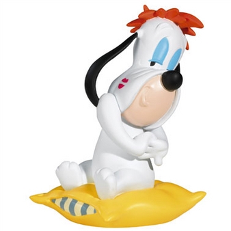 TEX AVERY: DROOPY, YELLOW PILLOW - 16 cm resin statue