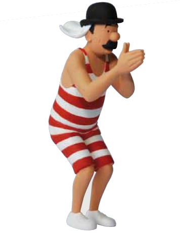 Figurine Tintin: Thomson swimmer Tintinimaginatio (42474)