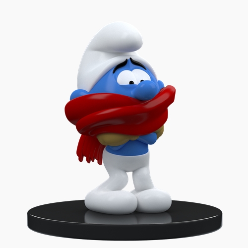 Figurine Chilly Smurf Blue Resin by Puppy (700113)