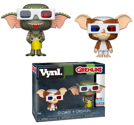 GREMLINS: GIZMO + GREMLIN (2018 FALL CONVENTION EXCLUSIVE), FUNKO VYNL - 10 cm vinyl figures 2-pack