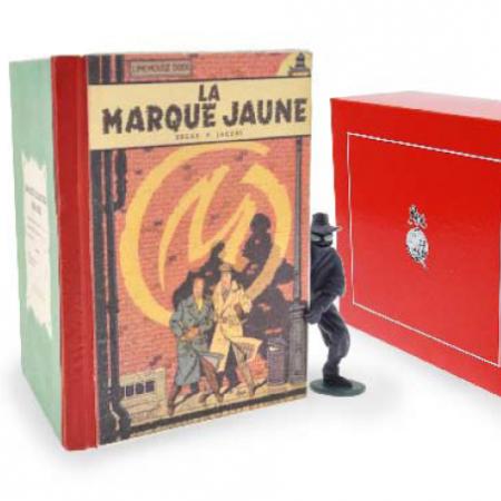 BLAKE & MORTIMER - LA MARQUE JAUNE, ECHAPPEES BULLES COLLECTION - metal figurine