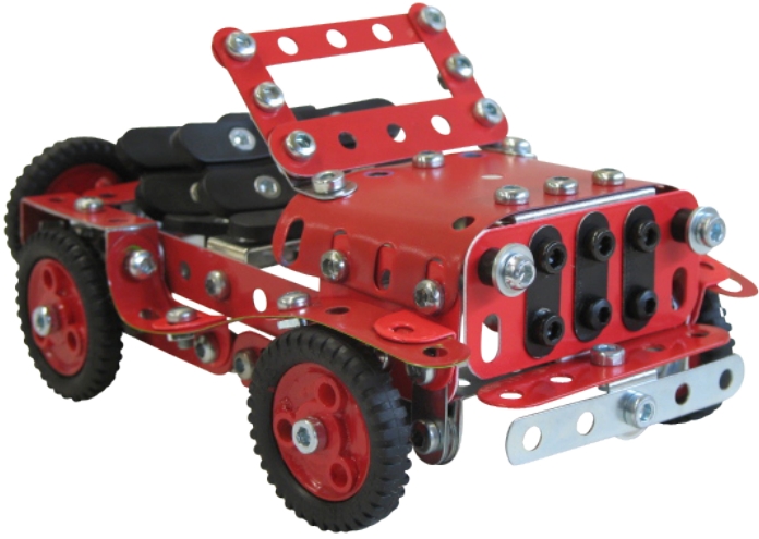 THE ADVENTURES OF TINTIN - 4 X 4 JEEP - Meccano building game