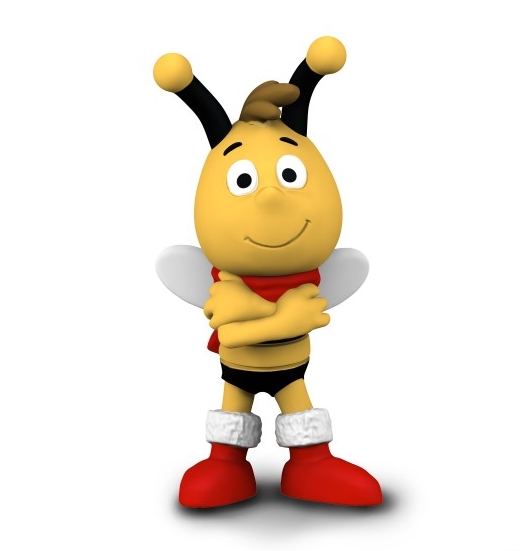 MAYA THE BEE: WILLY WITH SCARF - pvc figure