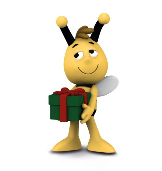 MAYA THE BEE: WILLY WITH GIFT - pvc figure
